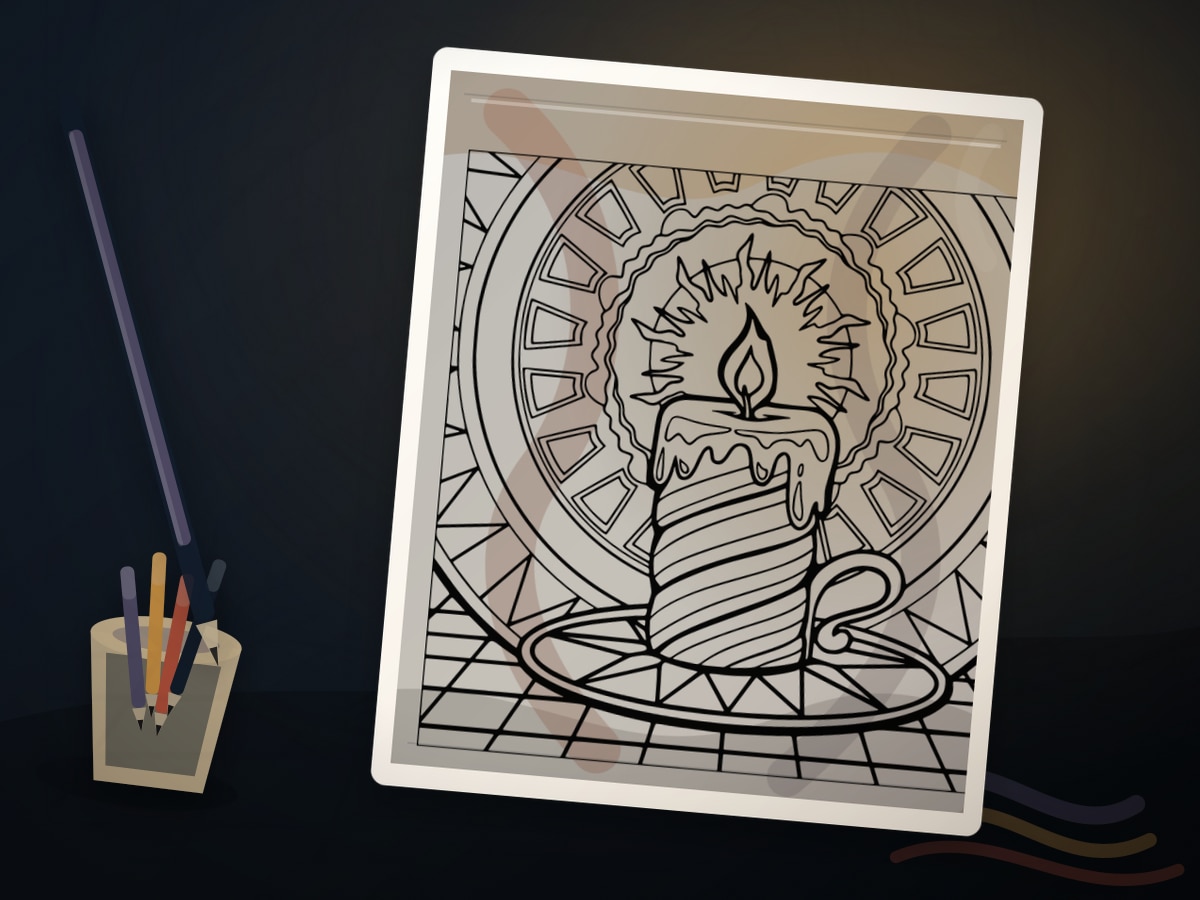 Coloring With Secret Light Sources: Make Pages Glow article thumbnail