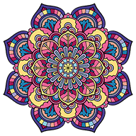 Mandalas Coloring Book App Logo